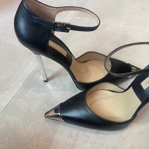 Michael Kors Arielle Steeltoe Leather Pumps - Picture 5 of 11